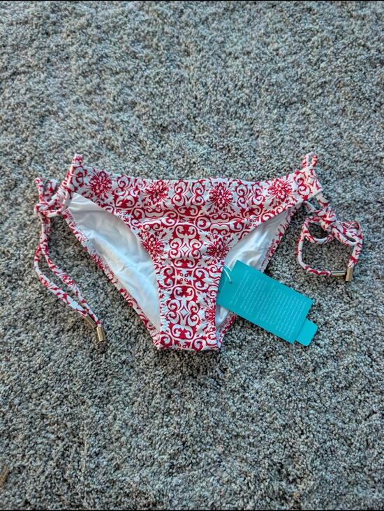 Melissa Odabash Other - Melissa Odabash NWT Zambia Tie Side Bikini Bottom Amalfi Red 40 US 4